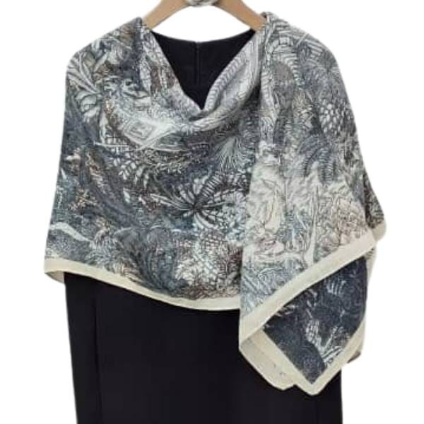 B`Vintage huivi 5. harmaa