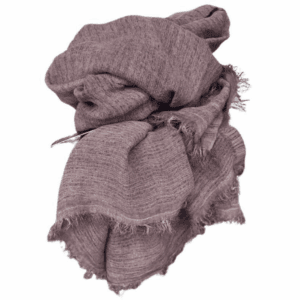 Puuvillahuivi ruskea