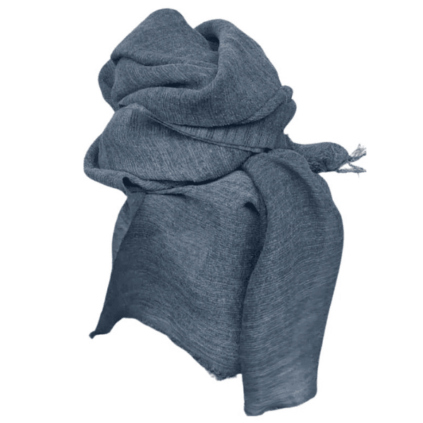 Puuvilla huivi grafiitin harmaa