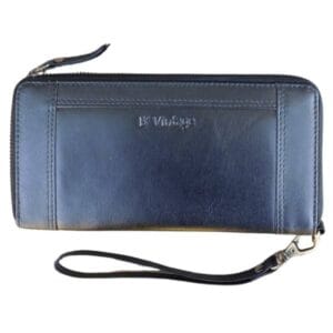 B´Vintagen musta nahkalompakko